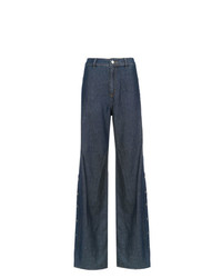Pantaloni larghi di jeans blu scuro di Nk