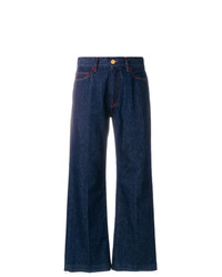 Pantaloni larghi di jeans blu scuro di The Seafarer