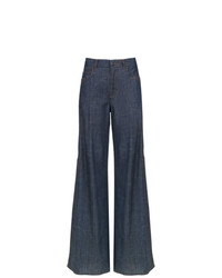 Pantaloni larghi di jeans blu scuro di Tufi Duek