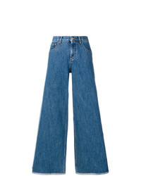 Pantaloni larghi di jeans blu di Andrea Ya'aqov