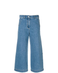 Pantaloni larghi di jeans blu di Christian Wijnants