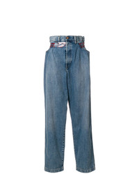 Pantaloni larghi di jeans blu di Diesel
