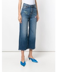 Pantaloni larghi di jeans blu di Vivetta