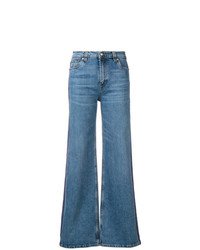 Pantaloni larghi di jeans blu di Etro