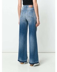 Pantaloni larghi di jeans blu di Dondup