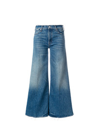 Pantaloni larghi di jeans blu di Mother