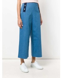Pantaloni larghi di jeans blu di Chinti & Parker