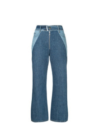 Pantaloni larghi di jeans blu di Sea