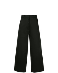 Pantaloni larghi di jeans neri di Nino Babukhadia