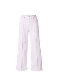 Pantaloni larghi di jeans rosa di Isabel Marant Etoile