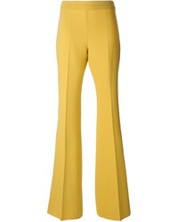 Pantaloni larghi di lana gialli di Giambattista Valli