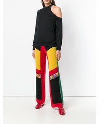 Pantaloni larghi di lana multicolori di Etro