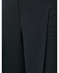 Pantaloni larghi di lana neri di Jil Sander