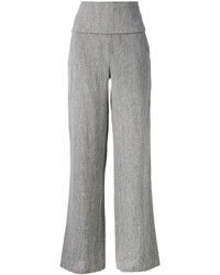 Pantaloni larghi di lino grigi di Societe Anonyme