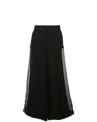 Pantaloni larghi di lino neri di Andrea Ya'aqov
