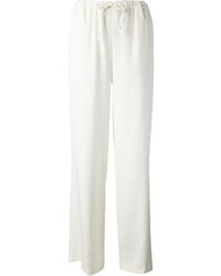 Pantaloni larghi di seta bianchi di P.A.R.O.S.H.
