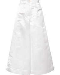 Pantaloni larghi di seta bianchi di Tome