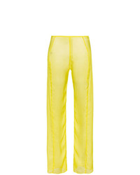 Pantaloni larghi di seta gialli di Supriya Lele