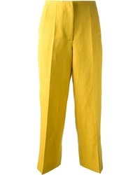 Pantaloni larghi gialli di Cédric Charlier
