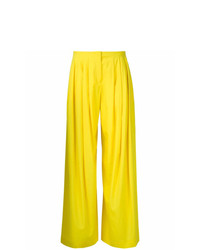 Pantaloni larghi gialli di Jil Sander Vintage