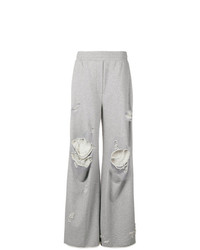 Pantaloni larghi grigi di T by Alexander Wang