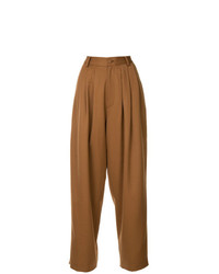 Pantaloni larghi marrone chiaro di G.V.G.V.