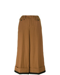 Pantaloni larghi marrone chiaro di N°21