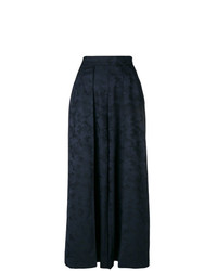 Pantaloni larghi mimetici blu scuro di Talbot Runhof