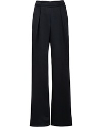 Pantaloni larghi neri di Carolina Herrera