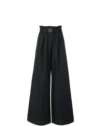Pantaloni larghi neri di N°21