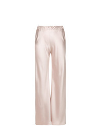 Pantaloni larghi rosa di Blanca