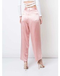 Pantaloni larghi rosa di Fleur Du Mal