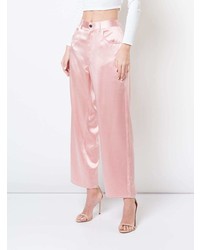 Pantaloni larghi rosa di Fleur Du Mal