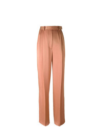 Pantaloni larghi rosa di Lanvin