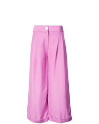 Pantaloni larghi rosa di Rejina Pyo