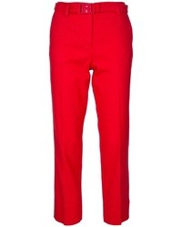 Pantaloni larghi rossi di Diane von Furstenberg