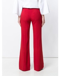 Pantaloni larghi rossi di Chloé