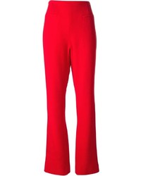 Pantaloni larghi rossi di Jean Louis Scherrer