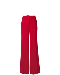 Pantaloni larghi rossi di Max Mara Studio