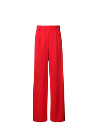 Pantaloni larghi rossi di MSGM
