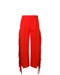 Pantaloni larghi rossi di MSGM