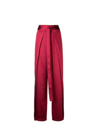 Pantaloni larghi rossi di Rouge Margaux