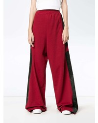 Pantaloni larghi rossi di Golden Goose Deluxe Brand