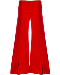 Pantaloni larghi rossi di Thierry Mugler