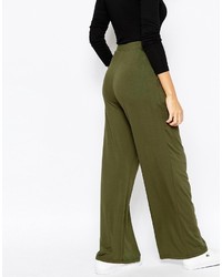Pantaloni larghi verde oliva di Asos