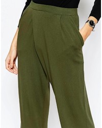 Pantaloni larghi verde oliva di Asos