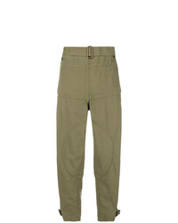 Pantaloni larghi verde oliva di JW Anderson