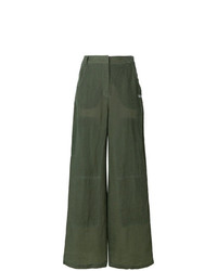 Pantaloni larghi verde oliva di Off-White