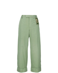Pantaloni larghi verde oliva di The Gigi