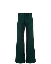 Pantaloni larghi verde scuro di Societe Anonyme